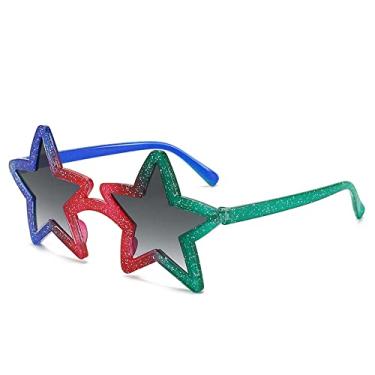 Imagem de Óculos de Sol Pentagrama Personalidade Moda Óculos de Sol Tendência Festa Engraçado Praia Óculos de Sol, 5, Tamanho Único