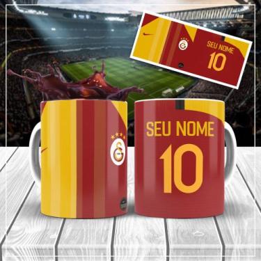 Imagem de Caneca Personalizada Galatasaray (Grave Com O Seu Nome!) Cerâmica 325M