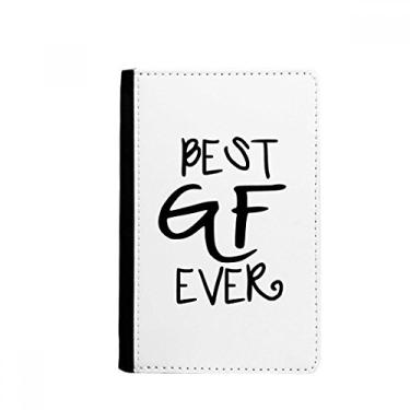 Imagem de Porta-passaporte Girlfriend Best GF Ever Dia dos Namorados Notecase Burse capa carteira porta-cartão, Multicolor