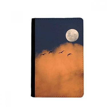 Imagem de Moa, escura, noite, nuvens, porta-passaporte, Notecase Burse, carteira para cartão, Multicolor