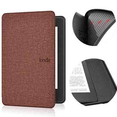 Imagem de Capa de tecido macio para Kindle de 11ª geração 2022, modelo C2V2L3, capa de material TPU durável com função de hibernação e ativação automática (não serve para Kindle Paperwhite)