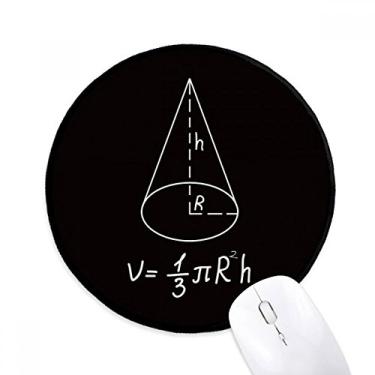 Imagem de DIYthinker Math Kowledge Circular Cone Volume Mouse Pad Desktop Office Tapete Redondo para Computador