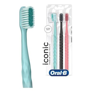 Imagem de Escova De Dente Oral-b Iconic Premium 3 Unidades Iconic