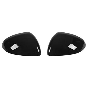Imagem de Tampa Lateral Porta Aramox, par de Capa do Espelho Retrovisor ABS Preto Brilhante Substituição do Protetor Externo para Classe C W206 2022+