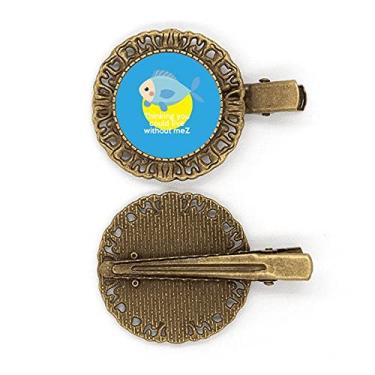 Imagem de Clipe de cabelo com letra emocional clássica inglesa Miss Hairpin Headdress Broche