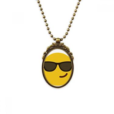 Imagem de DIYthinker Sunglass Chaveiro com pingente de contas vintage amarelo bonito online