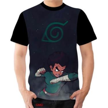 Imagem de Camiseta Camisa Personalizada  Rock Lee Anime Naruto - Estilo Vizu