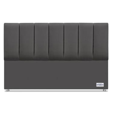 Imagem de Cabeceira South Veluto Cinza King (11x188x125) - Ortobom