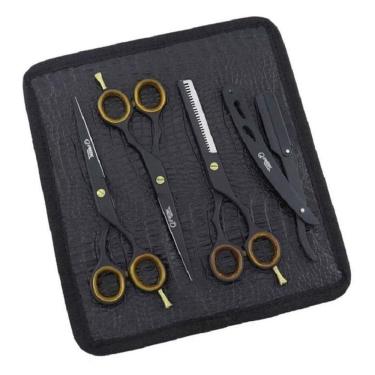 Imagem de Tesouras Profissionais + Pentes