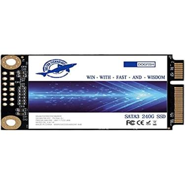 Imagem de Dogfish MSATA SSD 240GB Unidade interna de estado sólido Disco rígido de alto desempenho para laptop SATA III Leitura 550MB/s Gravação 450 MB/s (240GB Msata)