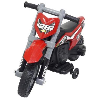 Imagem de Mini Moto Cross Infantil Elétrica 6V Recarregável Triciclo Criança Biv