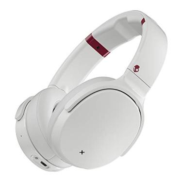 Imagem de Fones de ouvido Bluetooth sem fio com cancelamento de ruído ativo Skullcandy Venue, White/Crimson