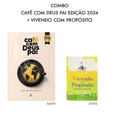 Imagem de Café Com Deus Pai Edição 2024 + Vivendo Com Propósito + 10 Marcadores