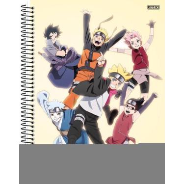 Imagem de Caderno Boruto Escolar Naruto 1 Matéria Personalizado - São Domingos