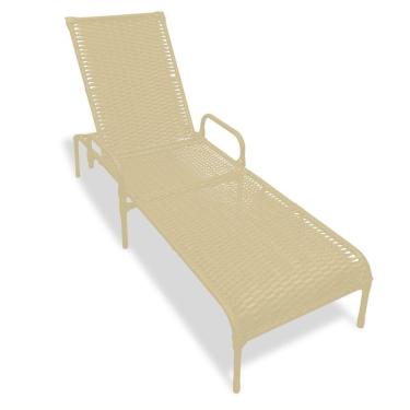 Imagem de Espreguiçadeira Catar para Jardim e Piscina Reclinável