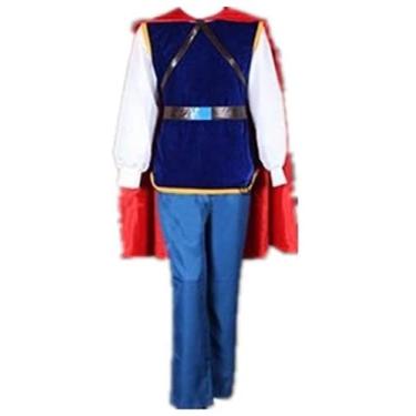 Imagem de Fantasia de príncipe Cosplay, fantasia de Halloween para festa de Natal, Masculino M, One Size