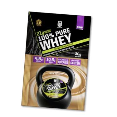 Imagem de 01 UNI. SACHÊ WHEY PROTEIN CONCENTRADO 100% PURO 30G DOCE DE LEITE- WOD NUTRITION