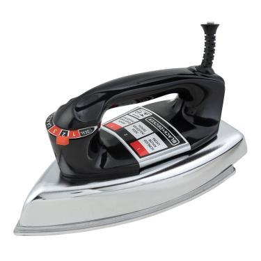 Imagem de Ferro de Passar a Seco Black Decker VFA1110TM2 com Base de Alumínio