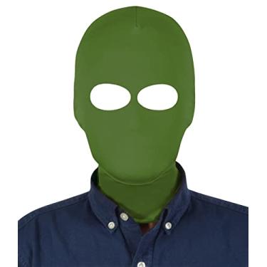 Imagem de Gaoin Unisex Eyes Hole Costume Zentai Hood Mask (Army Green)
