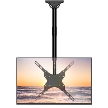 Imagem de WALI Suporte ajustável de teto para TV serve na maioria das telas de LED, LCD, OLED e Plasma de 26 a 65 polegadas, até 49 kg, VESA 400 x 400 mm (CM2665), preto