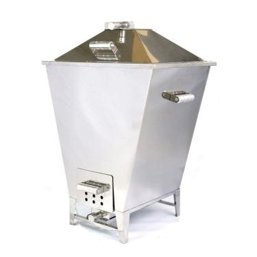 Imagem de Churrasqueira de Inox a Bafo Diamante 36kg