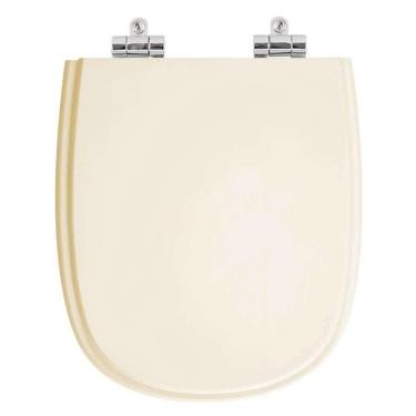 Imagem de Tampa de Vaso Sanitário Poliéster com Amortecedor Sabatini Areia para bacia Icasa