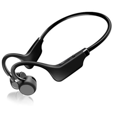 Imagem de Fone Esportivo de Condução Óssea para Corrida - Headphones Bone Conduction - Fone de Ouvido Indução Óssea para Rua