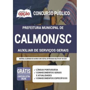 Imagem de Apostila Prefeitura Calmon Sc - Auxiliar De Serviços Gerais