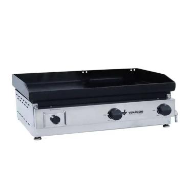 Imagem de Chapa Bifeteira a Gás 65cm Venâncio Deguste Luxo 4,76mm de Espessura C65