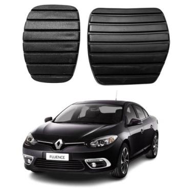 Imagem de Kit capa pedal embreagem e freio renault fluence 11-18 - MIL PEÇAS 