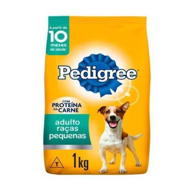Imagem de Ração Pedigree para Cães Adultos de Porte Pequeno e Mini Sabor Carne e