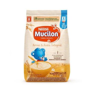 Imagem de Mucilon Arroz e Aveia Integral Cereal Infantil Sachê 180g