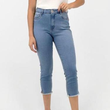 Imagem de Calça Dipanno Jeans Cropped Feminina-Feminino