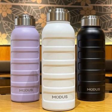 Imagem de  Garrafa Térmica Aço Inox Portátil 1 Litro Café Suco Água Academia Pas