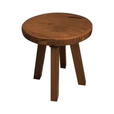 Imagem de Mesa de Centro Pratic Madeira Maciça Castanho  - CASA TREE