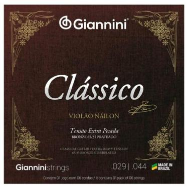 Imagem de Encordoamento Violão Náilon Clássico Bronze 65/35 GENWXPA Extra Pesada