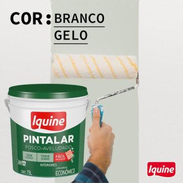 Imagem de Tinta Acrílica Econômica Pintalar Branco Fosco 15 Litros - Iquine, Bra