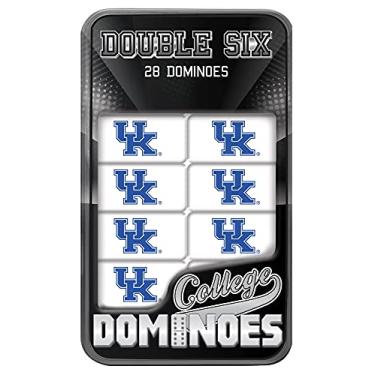 Imagem de MasterPieces NCAA Kentucky Wildcats Edição de colecionador Double Six Dominoes
