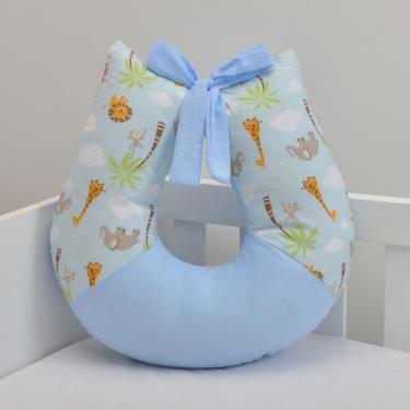 Imagem de Almofada de Amamentar Light Safari - Pandora Baby Enxovais, Azul