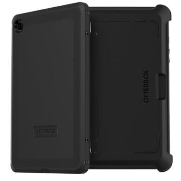 Imagem de OtterBox Capa Defender para Samsung Galaxy Tab S9 FE, à prova de choque, capa protetora ultra-robusta com película integrada, 2X testada para padrão militar, preta, embalagem não varejista