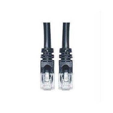 Imagem de Cabo de inicialização moldado UTP preto 3 pés CAT5E alto desempenho