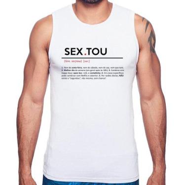 Imagem de Regata Sextou Definição - Foca na Moda, Branco, GG