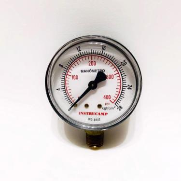 Imagem de Manômetro vertical - diam.63mm (2.1/2 ) com escala de 0-28 KGF/CM2 x 4