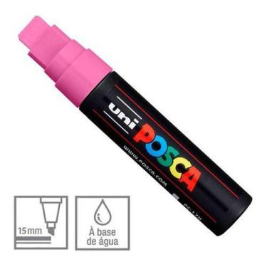 Imagem de Posca PC-17K Rosa - Chanfrada Grossa Uniball