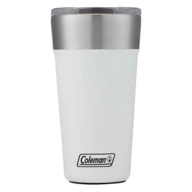 Imagem de Copo Térmico P/ Bebidas Coleman Aço Inox Branco 600ml