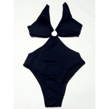 Imagem de Maiô body engana mamãe argola e bojo removível em poliamida - Tropican