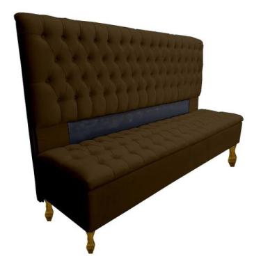 Imagem de Kit Cabeceira + Recamier Iza Para Cama Box Casal Queen 158 Cm - Suede 