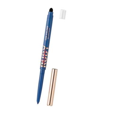 Imagem de Lápis de Olho Retrátil Azul em Gel à Prova D`Água Kiss