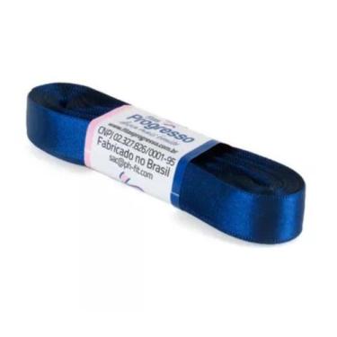 Imagem de Fita de Cetim Progresso 15mm nº3 - 10m Cor 215 Azul Marinho - 01 unida