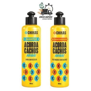 Imagem de Shampoo e Condicionador Acorda Cachos 300ml Chikas Low Poo - Bio Extra